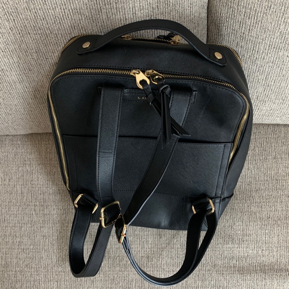 Calpak Black Backpack for Women college school laptop bag used • I love 💕 offers - Picture 14 of 16